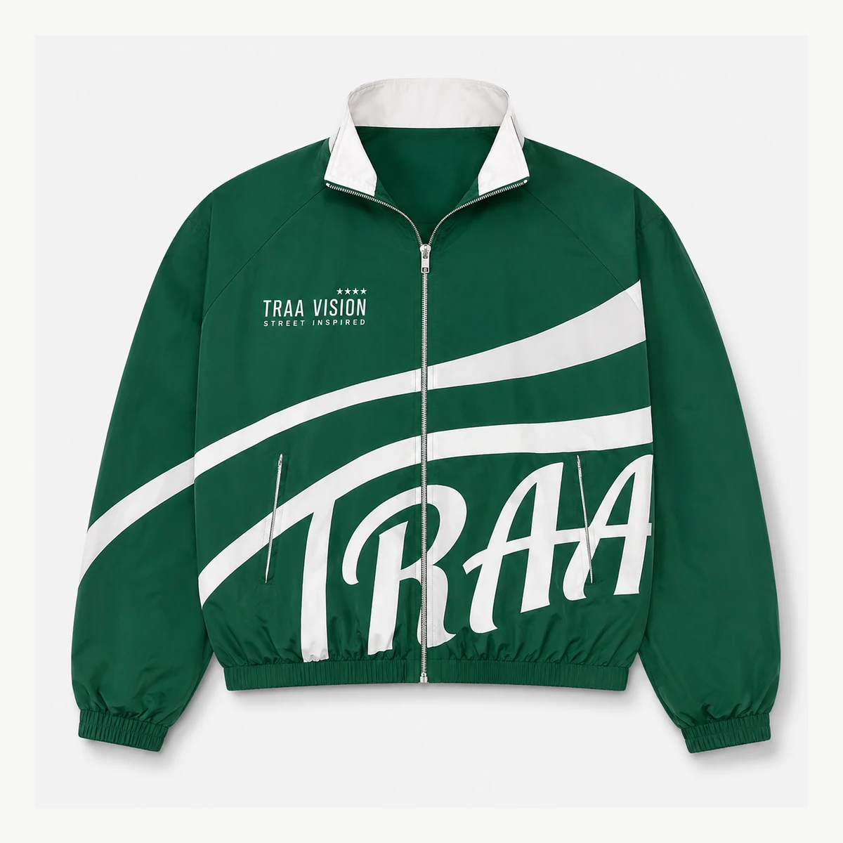 Signature Track Jacket — Green
