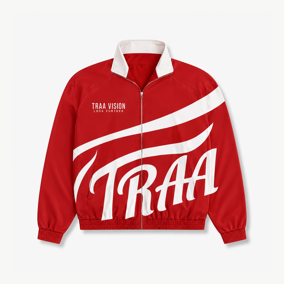 Signature Track Jacket — Red