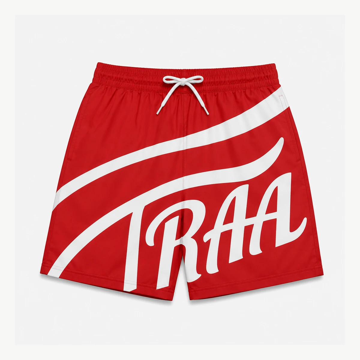 Signature Track Shorts — Red